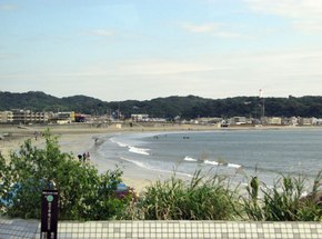 Popular Kamakura beaches.