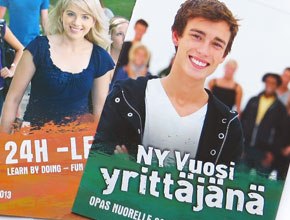 Nuori Yritt&auml;jyys ry eli NY tarjoaa yritt&auml;jyys- ja kuluttajakasvatusta tukevia opinto-ohjelmia 7-25 -vuotiaille nuorille koulujen ja oppilaitosten kautta.